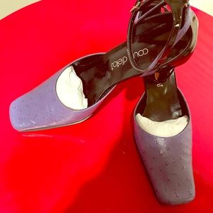 NWT Purple & Black Dressy Shoe